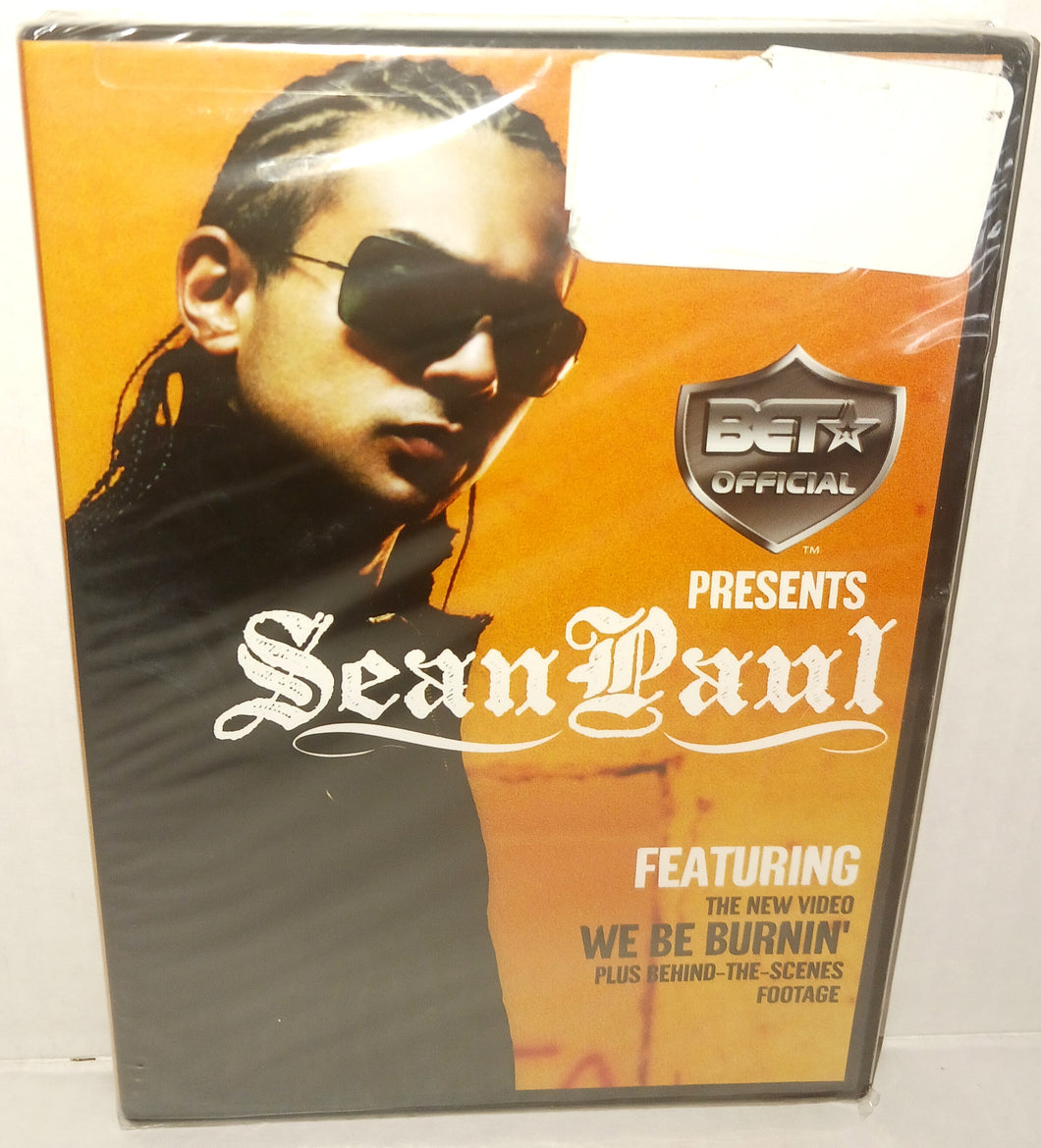BET Official Presents Sean Paul DVD NWT New Dancehall Reggae Music Videos 2005 Atlantic