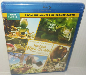BBC Earth Hidden Kingdoms Blu-ray Disc NWT New 2014 Nature Documentary Stephen Fry Narrator