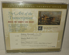 Load image into Gallery viewer, The DiMartino Robinson Trumpet Organ Duo The Art of Transcription Vintage 1997 ITG International Trumpet Guild 107
