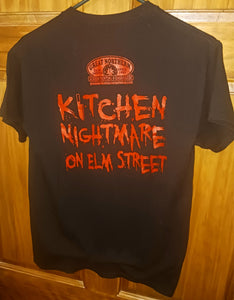 Freddy's Diner A Nightmare On Elm Street Horror Parody T-Shirt 2014 Men's Size Small Potsdam New York