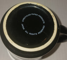 Load image into Gallery viewer, Recycled Paper Products Life&#39;s A Bitch Humor Ceramic Black Coffee Mug Cup Japan
