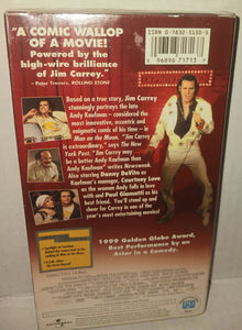 Jim Carrey Man On the Moon VHS Movie Tape NWT New Special Edition Universal 1999 87171 Andy Kaufman