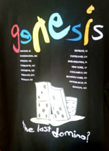 Load image into Gallery viewer, Genesis The Last Domino 2021 2022 Concert Tour Black T-Shirt Adults Size Large
