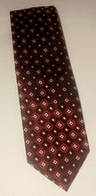 Load image into Gallery viewer, Alexander Julian Colours Men&#39;s Vintage Necktie Polyester Red Black White Geometric Designs
