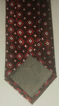 Load image into Gallery viewer, Alexander Julian Colours Men&#39;s Vintage Necktie Polyester Red Black White Geometric Designs
