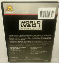 Load image into Gallery viewer, History Channel World War I The Great War DVD 4 Disc Set 2008 A&amp;E Military Documentary
