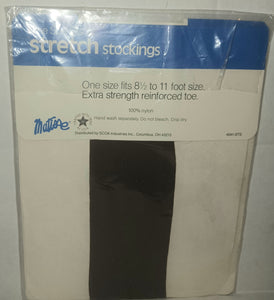 Matisse Vintage Stretch Stockings NWT New Coffee 8 1/2-11 1970s 4041-STS