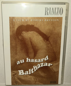 Au Hasard Balthazar DVD Rialto Pictures RAP008 2008 Edition 1966 Monaural French