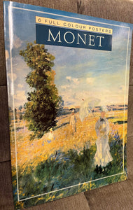 Vintage Claude Monet Color Art Posters Set of 6 Brockhampton 1995 NWT New