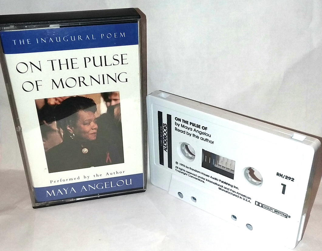 Maya Angelou On the Pulse of Morning Cassette Tape Clinton Inaugural Poem 1993