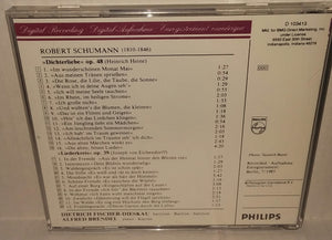 Alfred Brendel Dietrich Fischer Dieskau Schumann Liederkris CD Classical Music Vintage 1986 Philips