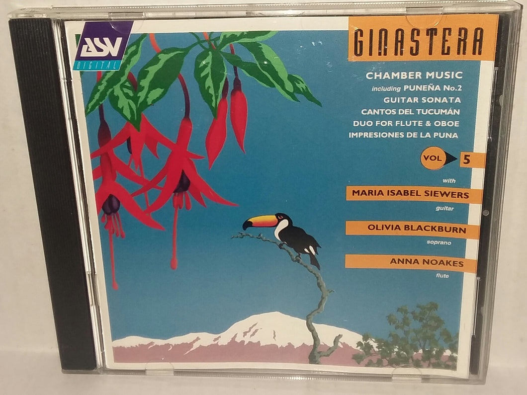 Ginastera Chamber Music Volume 5 CD UK Import 2001 ASV Digital