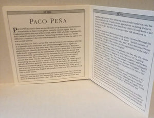 Paco Pena Azahara CD Vintage 1988 Nimbus Records Flamenco Guitar Recital