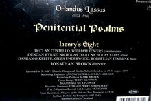 Load image into Gallery viewer, Lassus Penitential Psalms Henry&#39;s Eight CD 2 Disc Set Hyperion England 1998
