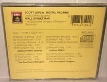 Load image into Gallery viewer, Scott Joplin Digital Ragtime Wall Street Rag CD Joshua Rifkin The Southland Singers Vintage 1985 #Angel #EMI
