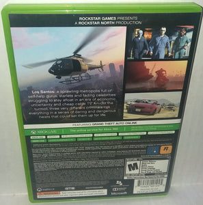 XBOX 360 Grand Theft Auto Five Video Game Replacement Case No Game Included