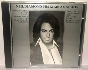 Neil Diamond His 12 Greatest Hits Vintage CD NWOT New MCA MCAD-37252