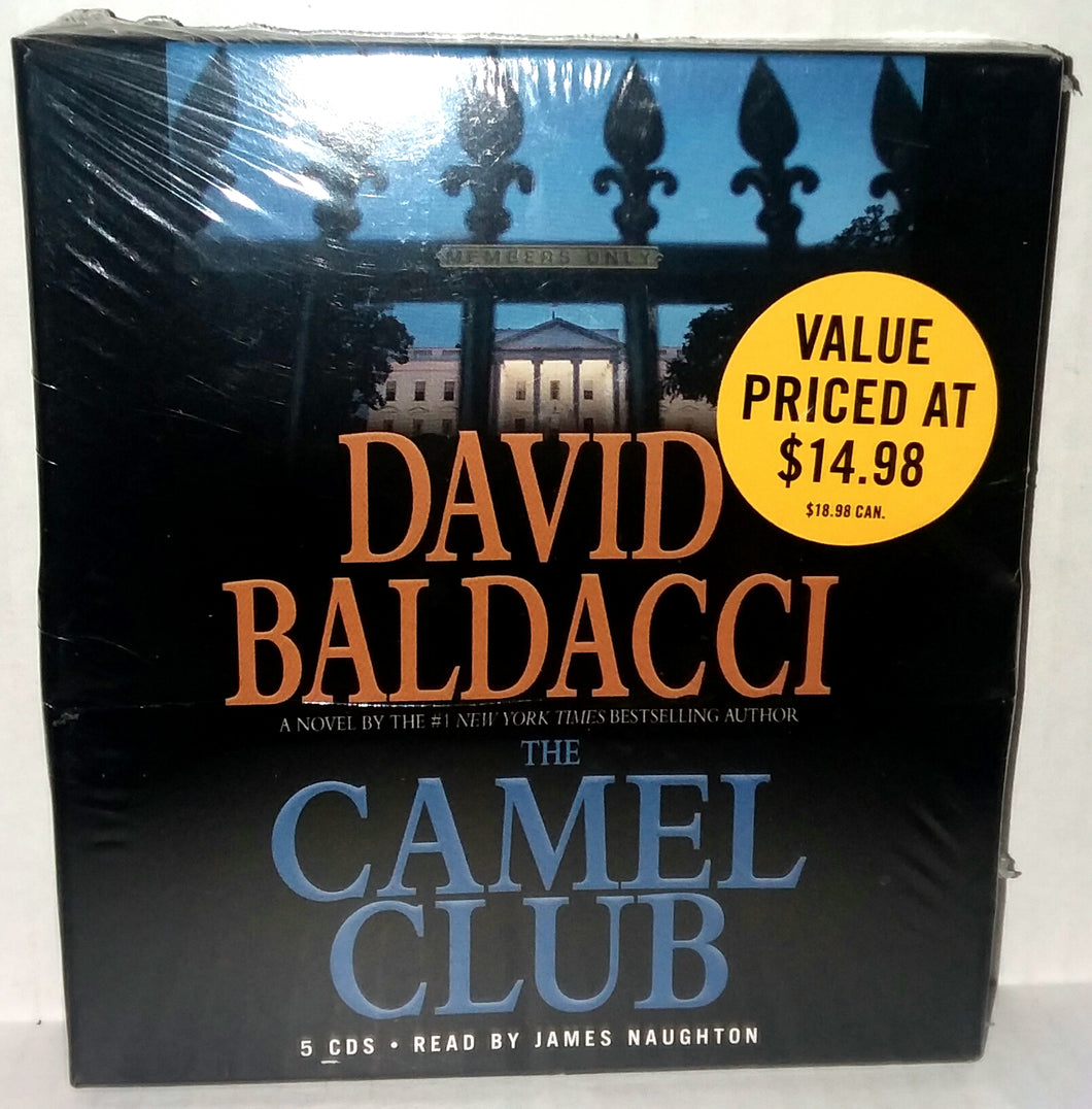 David Baldacci The Camel Club CD Audiobook 5 Discs NWOT New Read by James Naughton Abridged Version