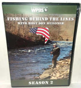 WPBS Don Meissner Fishing Behind the Lines Season 2 NWOT New 2016 New York St Lawrence River