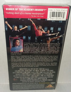 West Side Story VHS Movie Tape NWOT New Vintage 1998 Deluxe Widescreen Edition MGM M305295
