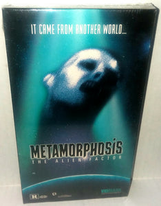 Metamorphosis The Alien Factor VHS Movie Tape NWOT New 1993 Vidmark Entertainment Science Fiction