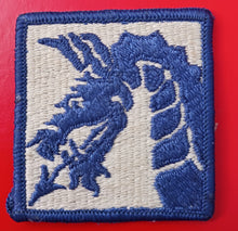 Load image into Gallery viewer, Vintage 18th Airborne Corps WWII WW2 Military Cloth Sew on Patch NWOT New Blue Dragon
