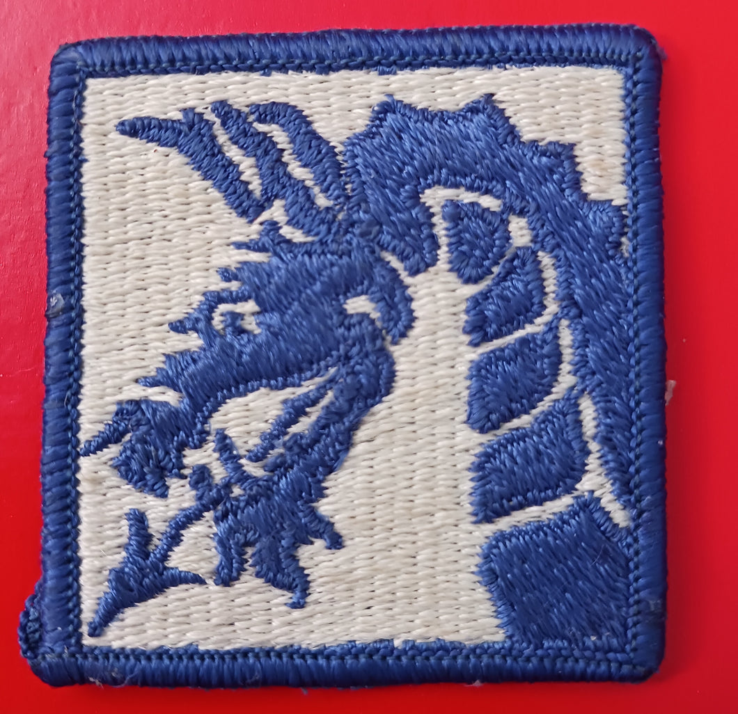 Vintage 18th Airborne Corps WWII WW2 Military Cloth Sew on Patch NWOT New Blue Dragon