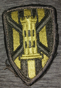 United States Air Force 7th Engineer Brigade Vintage Cloth Sew on Patch NWOT New