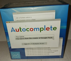 Autocomplete The Game NWOT New 2019 Chronicle Books C017606 Ages 18 and Up