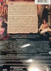 The Phantom of the Opera DVD Full Screen Edition 2005 Warner Brothers 38952