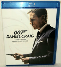 Load image into Gallery viewer, Daniel Craig James Bond 007 Casino Royale Quantum of Solace Blu-ray 2 Disc Set 2012 MGM
