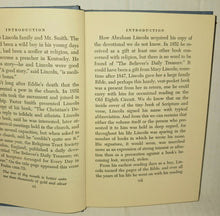 Load image into Gallery viewer, Abraham Lincoln&#39;s Devotional Vintage Hardcover Book 1957 Channel Press Inc
