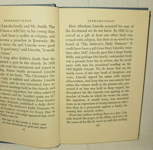 Abraham Lincoln's Devotional Vintage Hardcover Book 1957 Channel Press Inc