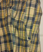 Load image into Gallery viewer, Abercrombie &amp; Fitch Men&#39;s Yellow Green Plaid Board Shirts Size 32 Cotton
