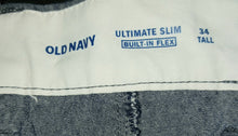 Load image into Gallery viewer, Old Navy Men&#39;s Chambray Blue Shorts Size 34 Tall Ultimate Slim Built In Flex
