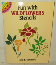 Load image into Gallery viewer, Paul E. Kennedy Fun with Wildflowers Stencils Vintage 1993 NWT New Not Used Dover Little Activity Books
