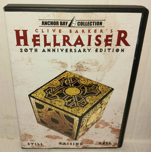 Clive Barker Hellraiser DVD Pinhead 20th Anniversary Edition 2007 Anchor Bay Collection DV14136 Widescreen Special Features