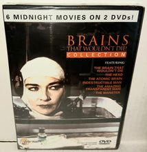 Load image into Gallery viewer, Brains That Wouldn&#39;t Die Collection 2 DVD Set 6 Midnight Horror Movies 2012 Allegro PFX 990127

