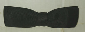 Ormond NYC Vintage Men's Bow Tie Rust Resistant Solid Black 1950s 1960s