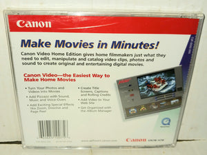 Canon Video Home Edition CD-ROM Software NWOT New CSP-8056-200 Windows Macintosh