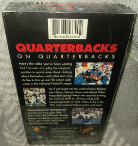 Quarterbacks on Quarterbacks VHS Tape NWOT New Vintage 1995 True Value NFL Films Sports Hi Fi Stereo