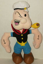 Load image into Gallery viewer, Vintage Popeye the Sailor Man Cartoon Plush Doll 1999 Stuffins Officially Licensed
