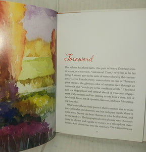 Henry David Thoreau October or Autumnal Tints Hardcover Book NWT New 2012 Norton Richardson Perry