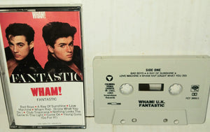 Wham! UK Fantastic Cassette Tape Vintage 1983 Columbia FCT 38911 Pop George Michael