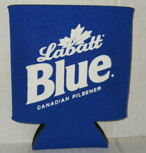 Load image into Gallery viewer, Labatt Blue Beer Canadian Pilsener Koozie NWOT New Canada Breweriana
