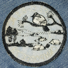 Load image into Gallery viewer, PEC BSA Boy Scouts of America Camporee 1973 Vintage Cloth Sew On Patch NWOT New Bird Tents

