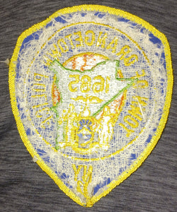 Town of Orangetown New York Police 1685 Vintage Cloth Sew on Patch Law Enforcement