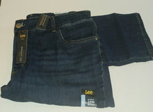 Load image into Gallery viewer, Lee Women&#39;s Ellis Blue Denim Jeans NWT New Size 16W Medium Relaxed Fit Straight Leg High Ruse Instantly Slims
