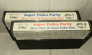 Jimmy Sturr Super Polka Party Vintage Cassette Tape Set 2 Tapes 1997 The Beautiful Music Company JPC-1 JPC-2