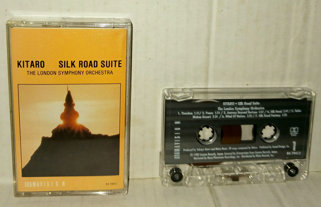 Kitaro Silk Road Suite Cassette Tape 1988 Canyon Records Rhino R4 79412 London Symphony Orchestra